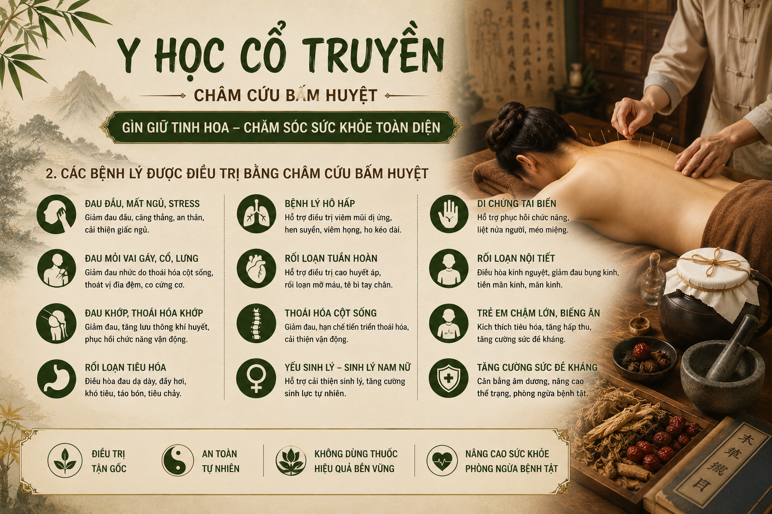 Châm Cứu Bấm Huyệt Khâm Thiên - Châm cứ bấm huyệt