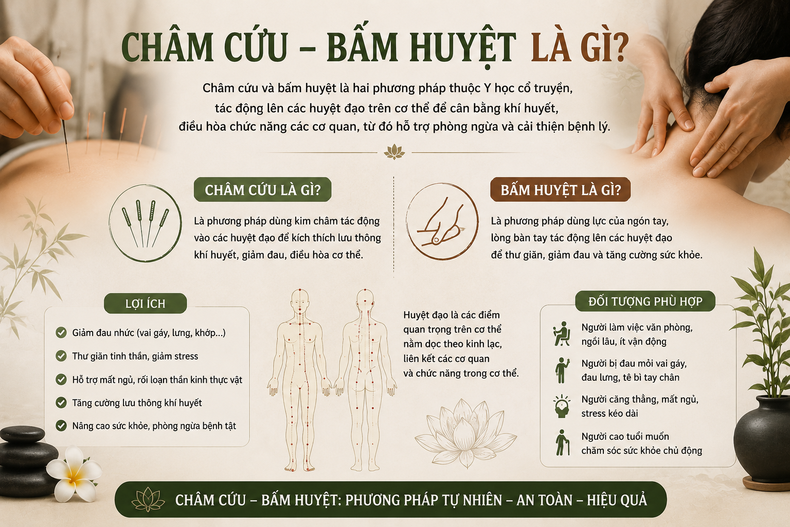 Châm cứu bấm huyệt Cát Linh - Ý nghĩa của bấm huyệt