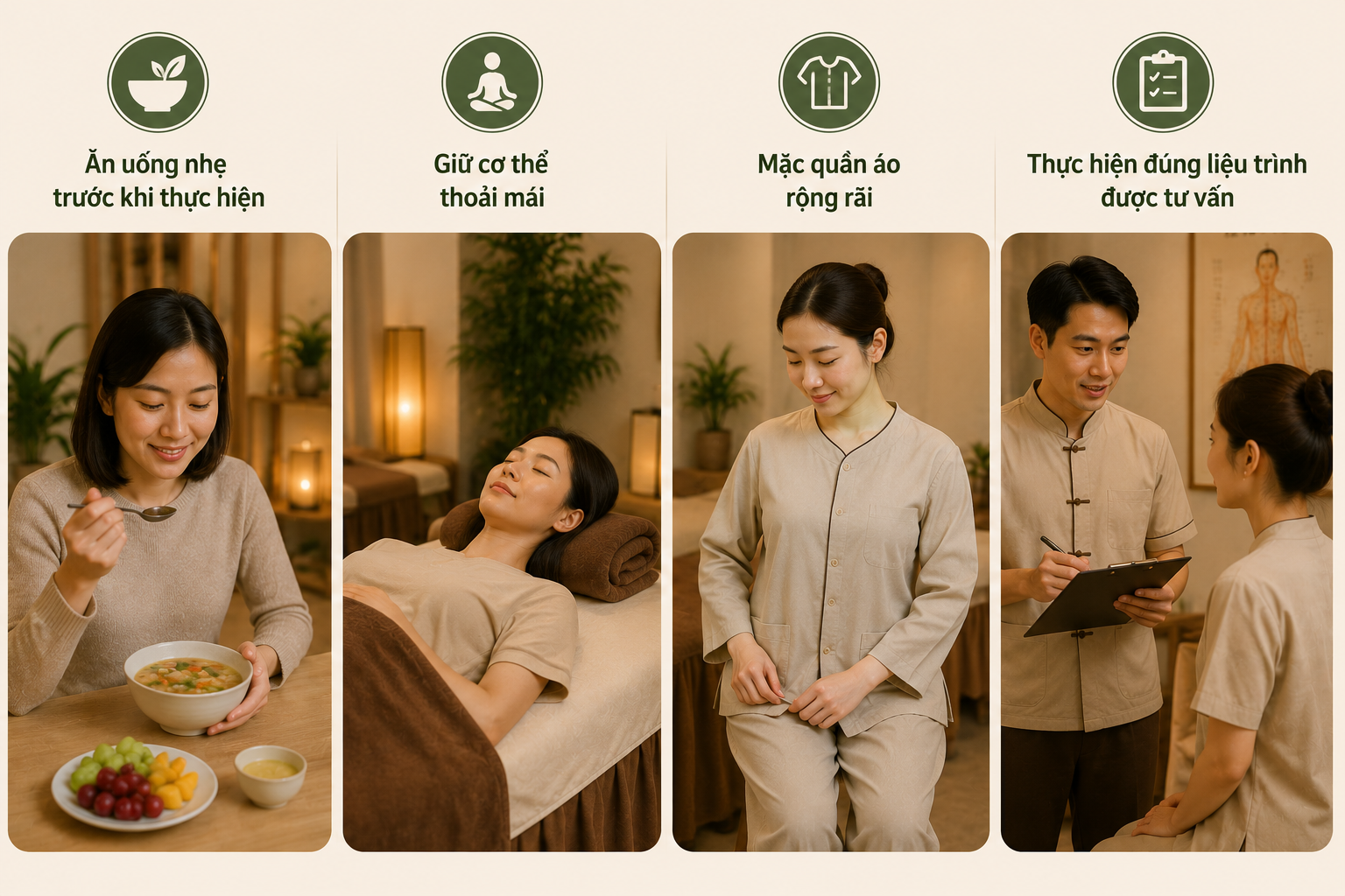 châm cứu bấm huyệt La Thành - Lưu ý khi sử dụng dịch vụ