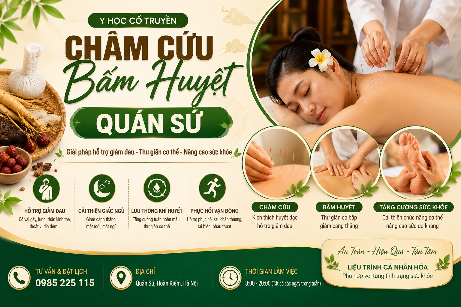 Châm Cứu Bấm Huyệt Quán Sứ