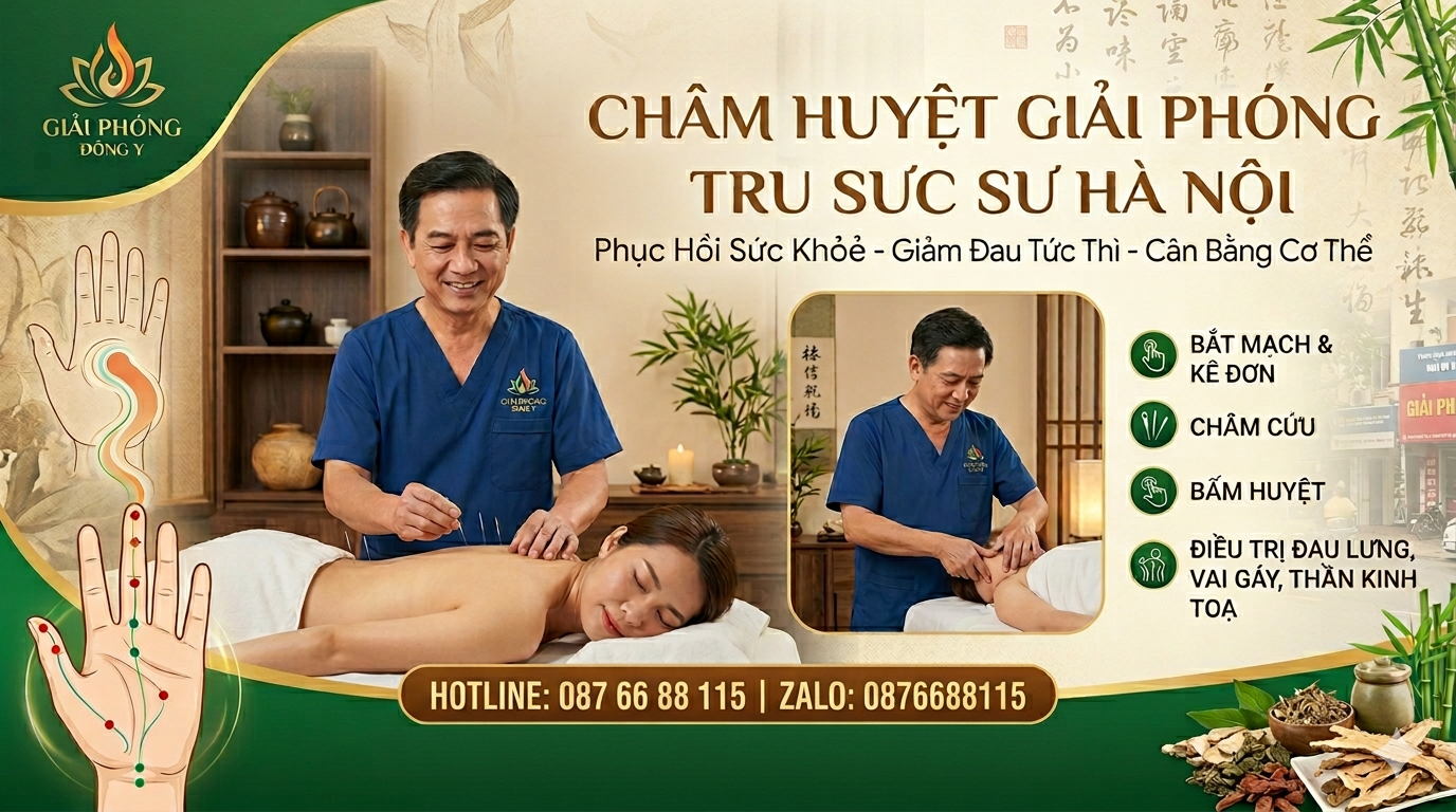 Châm Cứu Bấm Huyệt Giải Phóng