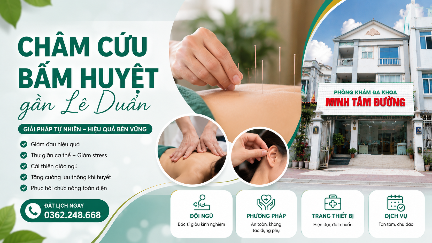 châm cứu bấm huyệt gần Lê Duẩn