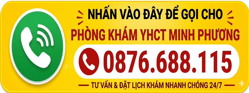 Hotline đặt lịch khám và trị liệu YHCT Minh Phương