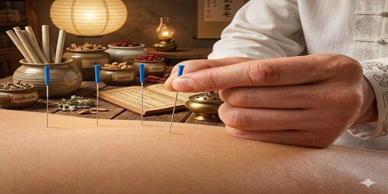 Châm Cứu Bấm Huyệt Cầu Gỗ Giúp Giảm Đau Lưng Nhanh Chóng