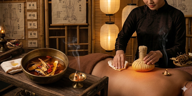 Cứu Ngải Kết Hợp Châm Cứu Bấm Huyệt Mã Mây giúp giảm mệt mỏi tức thì